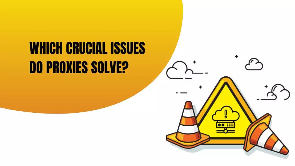 Which Crucial Issues Do Proxies Solve?